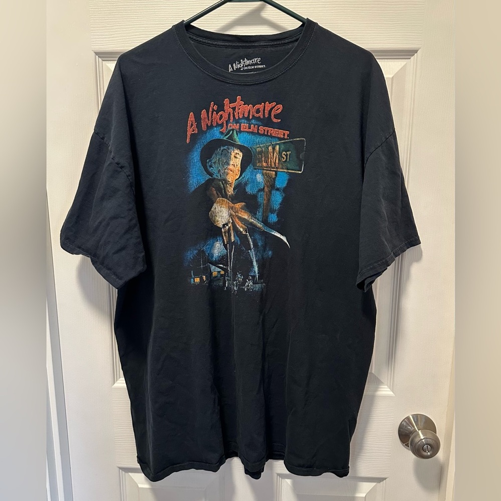 A Nightmare on Elm Street Black Graphic T-Shirt Size 2XL